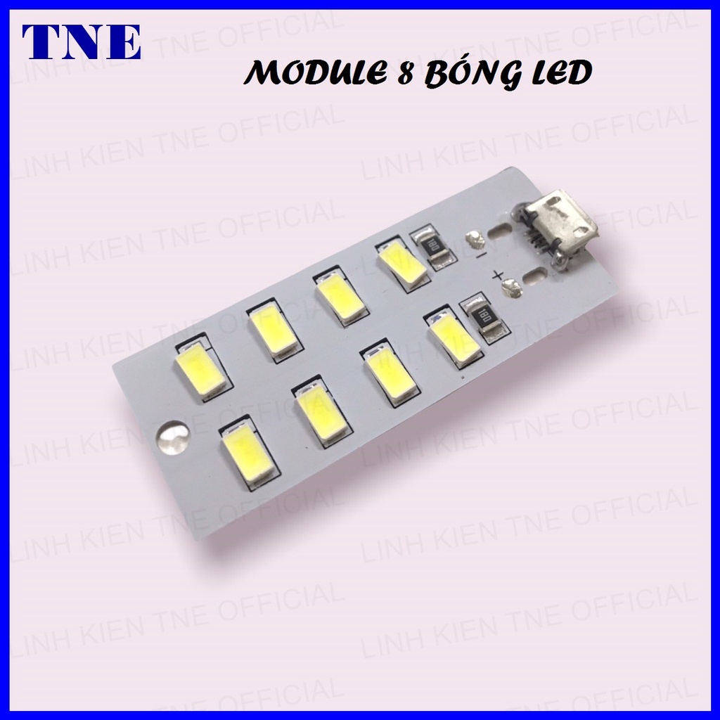 Module 8 bóng LED siêu sáng nguồn micrco USB