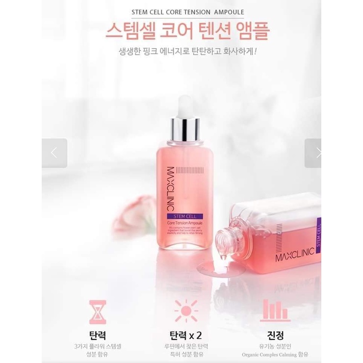 Tinh Chất Tế Bào Gốc Maxclinic - Serum Cấp Ẩm,Trắng Da,Chống Nhăn 100ml