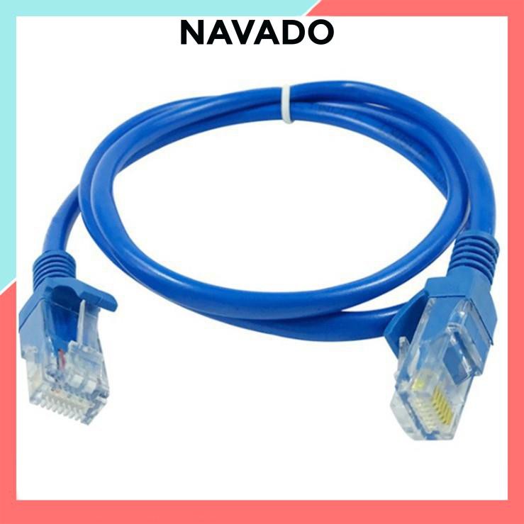 Cáp Mạng Dây mạng LAN  5M 10M và 15M 20M chuẩn RJ45 bấm sẵn 2 đầu kết nối internet, máy tính trong nhà ngoài trời DALAMO