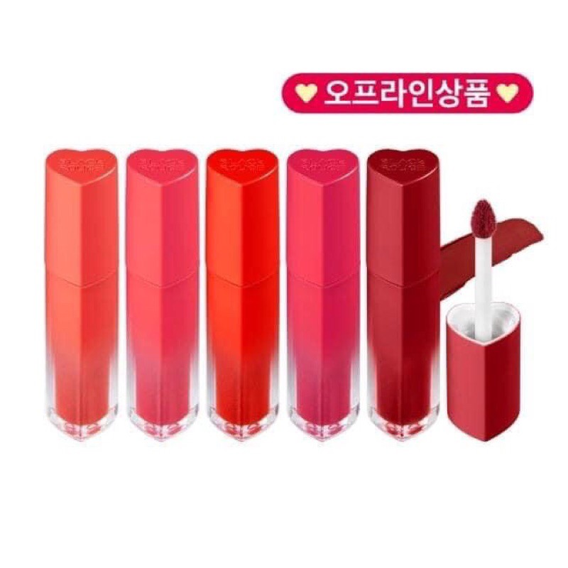 Son Black Rouge Color Lock Heart Tint siêu lì mịn
