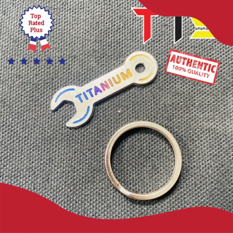 [HCM XẢ KHO MÙA DỊCH] MÓC KHÓA TITAN LOGO TRÒN HOẠT HÌNH ĐỘC LẠ ( KÍCH THƯỚC 22MM )