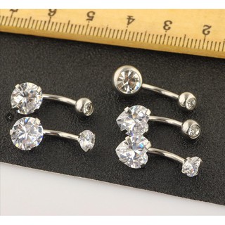 Khuyên rốn đính đá cao cấp, Set 5 khuyên rốn đính đá