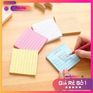 Giấy Nhớ Giấy Ghi Nhớ Giấy Note Có Dòng Kẻ 70 tờ Nhiều Màu phukienvppbinhduong