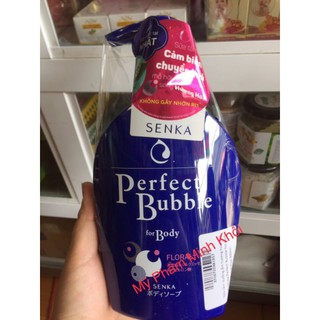 Sữa Tắm Senka Bubble hương hoa 500ml
