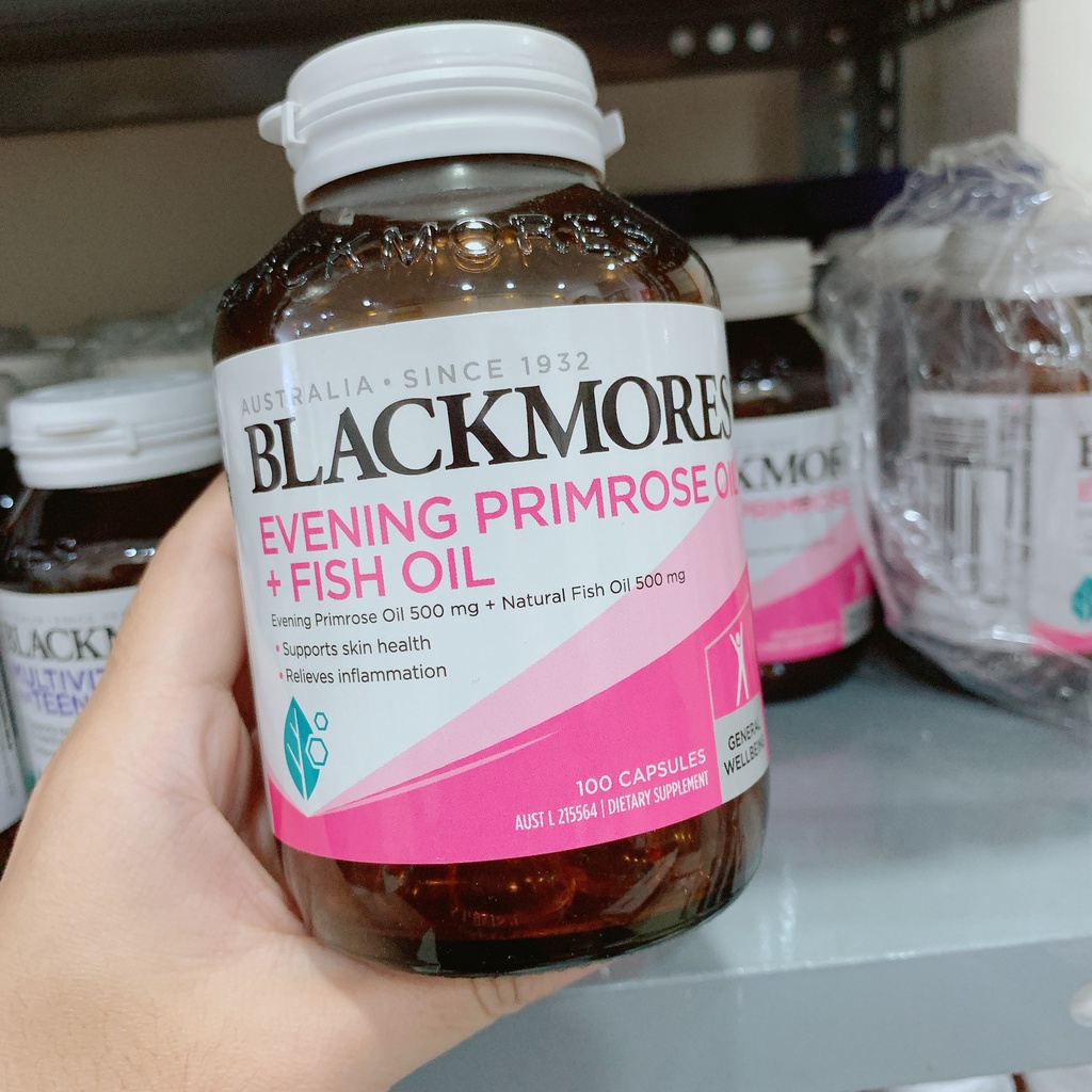 Viên Uống Tinh Dầu Hoa Anh Thảo Kết Hợp Với Dầu Cá Blackmores Evening