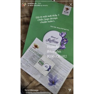 Nhuỵ hoa nghệ Tây - kashmir saffron