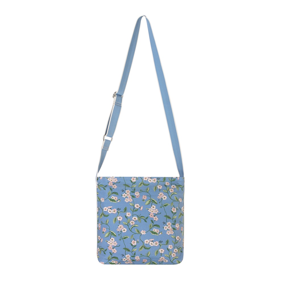 Cath Kidston - Túi đeo chéo Zipped Messenger Bag Forget me not - 1009163 - Blue