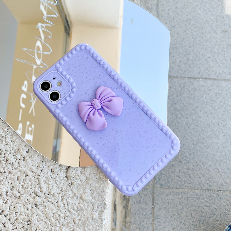 Ốp lưng TPU mềm trang trí nơ cho Iphone 12 Pro Max Mini Iphone Se2020 11pro Max Ix Xr Xs Max 7 8 Plus | BigBuy360 - bigbuy360.vn