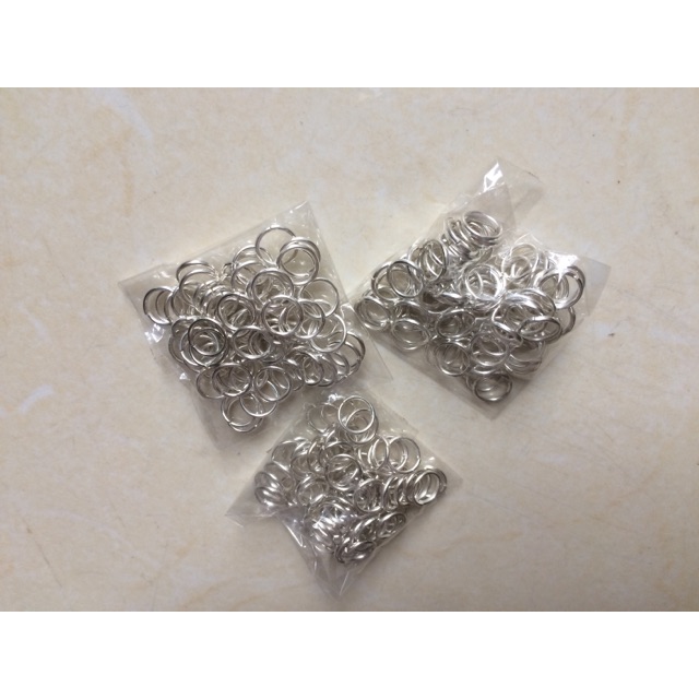 Gói 10g khoen bạc 6mm