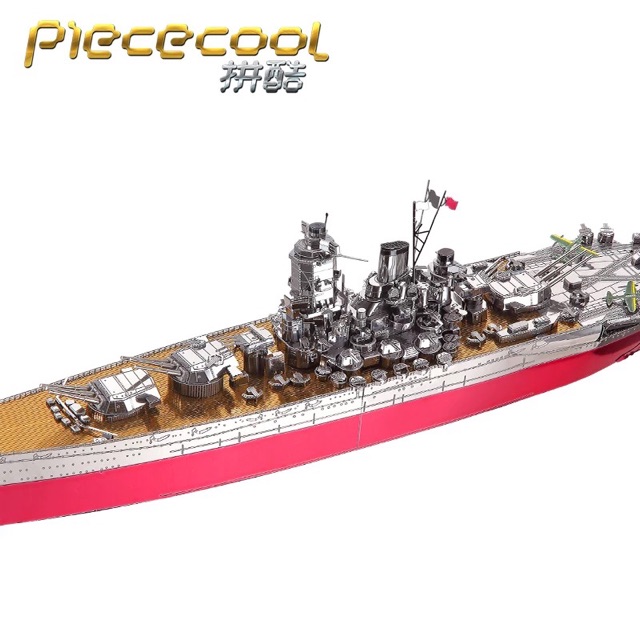 📌 Mô hình lắp ghép kim loại 3d Thiết giáp hạm Yamato