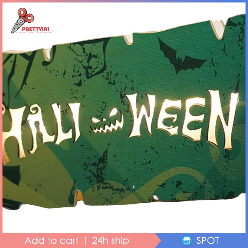 Bảng Treo Tường Trang Trí Chủ Đề Halloween Prettyia1