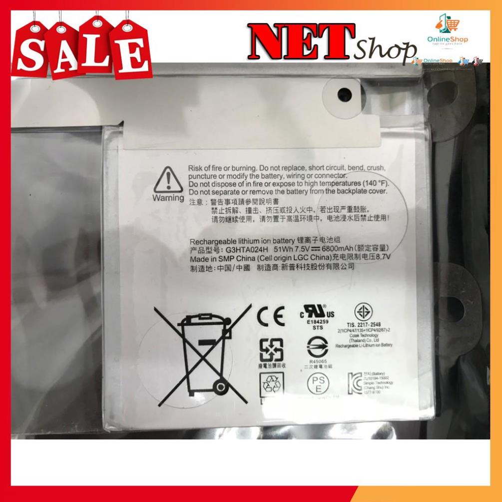 💖 Pin Microsoft Surface Book Gen 1 2 G3HTA021H G3HTA024H G3HTA023H Battery