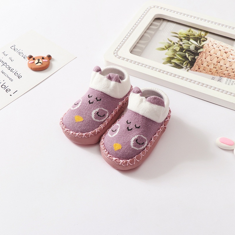 Giày tất tập đi chống trượt cho bé [0-1 tuổi] mẫu mới xinh xắn , giày vải tập đi mềm êm chân cho bé trai, bé gái Poco