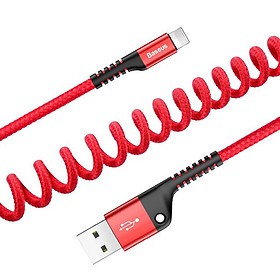 Cáp sạc nhanh ip xoắn lò xo Baseus chính hãng