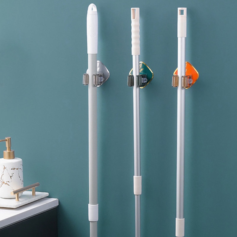 Giá Treo Cây Lau Nhà Gắn Tường Bằng Lúa Mạch Sang Trọng