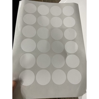 Giấy decal mờ cắt sẵn hình tròn