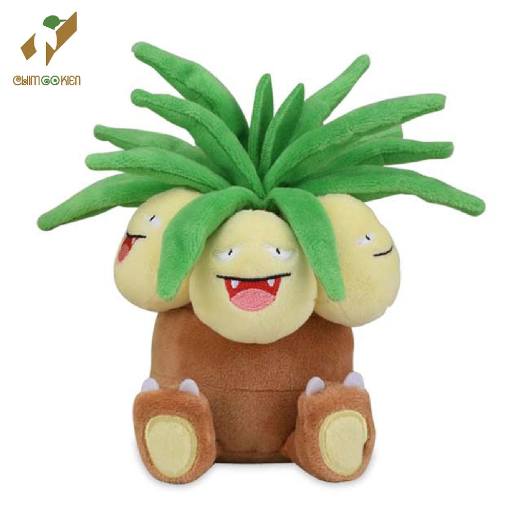 Gấu bông pokemon rồng cây Exeggcutor 15cm size fit Nhật