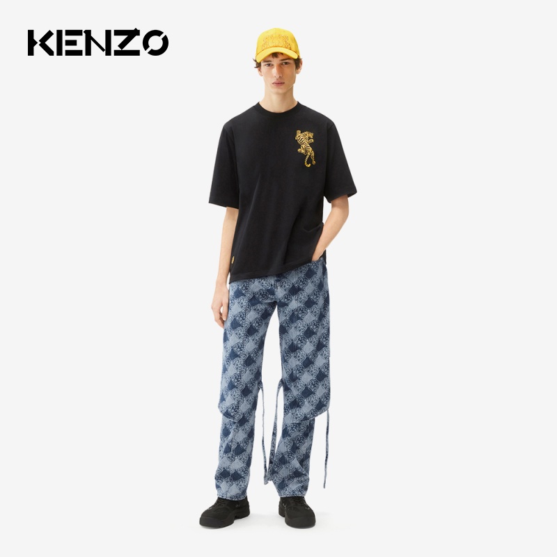 Áo Thun In Hình Hổ KENZO Thời Trang Cho Nam