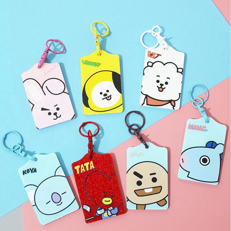 BTS BT21 Dây Đeo Thẻ Tên In Hình Các Nhân Vật Bt21 Của Bts