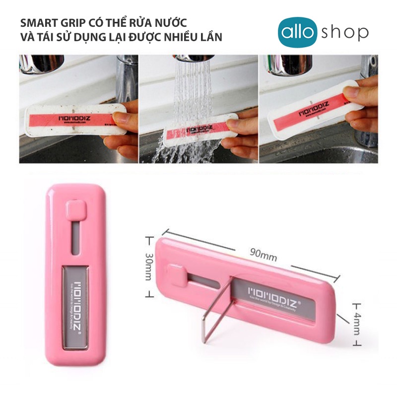 Chân Đế Điện Thoại MOMODIZ Smart Grip, Kê Đỡ iPhone Stand Grip & Car Holding, Giá Đỡ SmartPhone Gắn Xe Hơi
