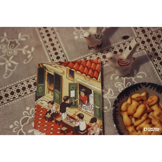 Thiệp postcard Bình Dị Hà Nội - Trà đá