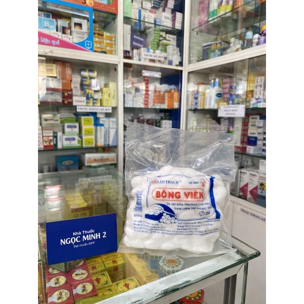 ✅ [Chính Hãng] Bông gòn viên Bảo Thạch tiệt trùng (50g)