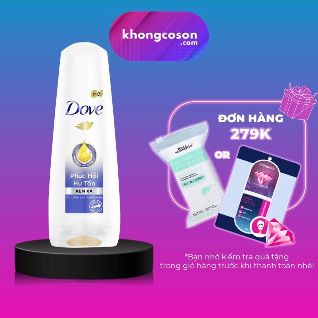 Kem Xả Dove Phục Hồi Hư Tổn 610g - Khongcoson