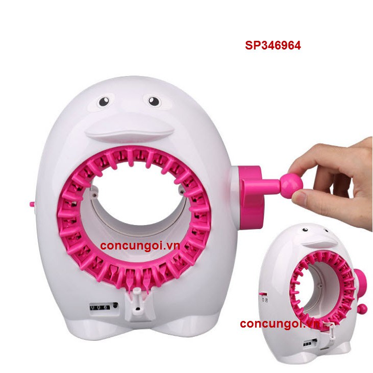 Đồ chơi Máy đan len quay chim cánh cụt , 833D