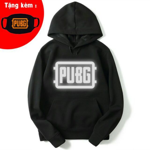 GIÁ RẺ-  Áo hoodie PUBG phản quang, áo game thủ dáng unisex in theo yêu cầu - có sz cho trẻ em