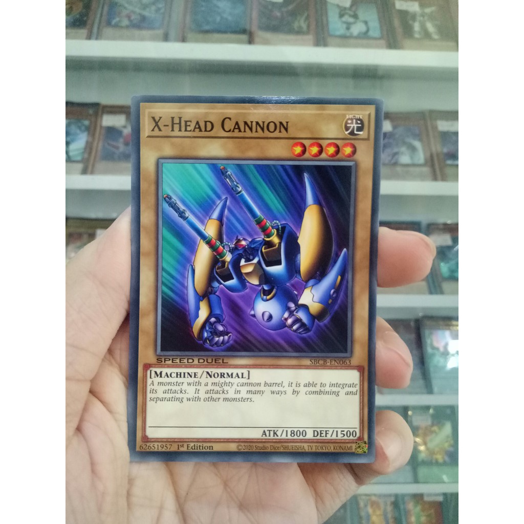 Thẻ Bài Lẻ YugiOh! Mã SBCB-EN063 - X-Head Cannon - Common - 1st Edition