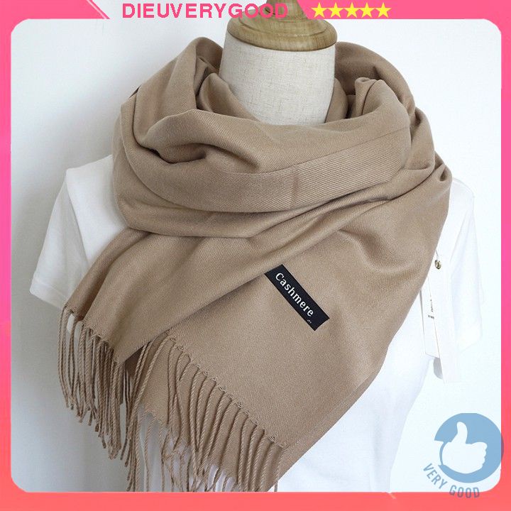 Khăn quàng SKY CASHMERE choàng cổ thời trang nam nữ Lông Cừu mùa đông ấm áp chất dệt mịn dieushop