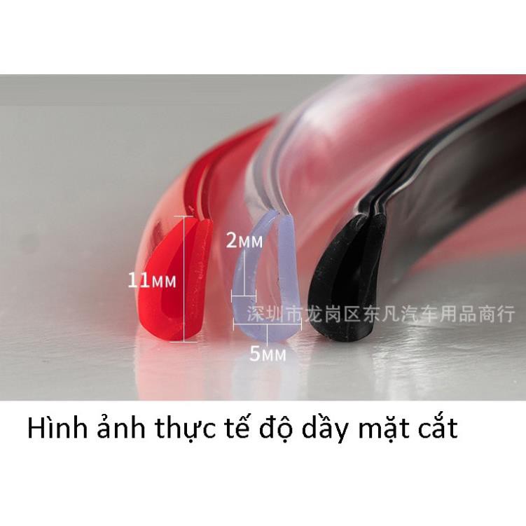 5.6m chỉ cao su trang trí nội ngoại thất ô tô chống chạm trầy xước cửa xe hơi