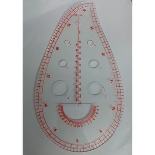 Thước  vẽ cổ tim, cổ tròn