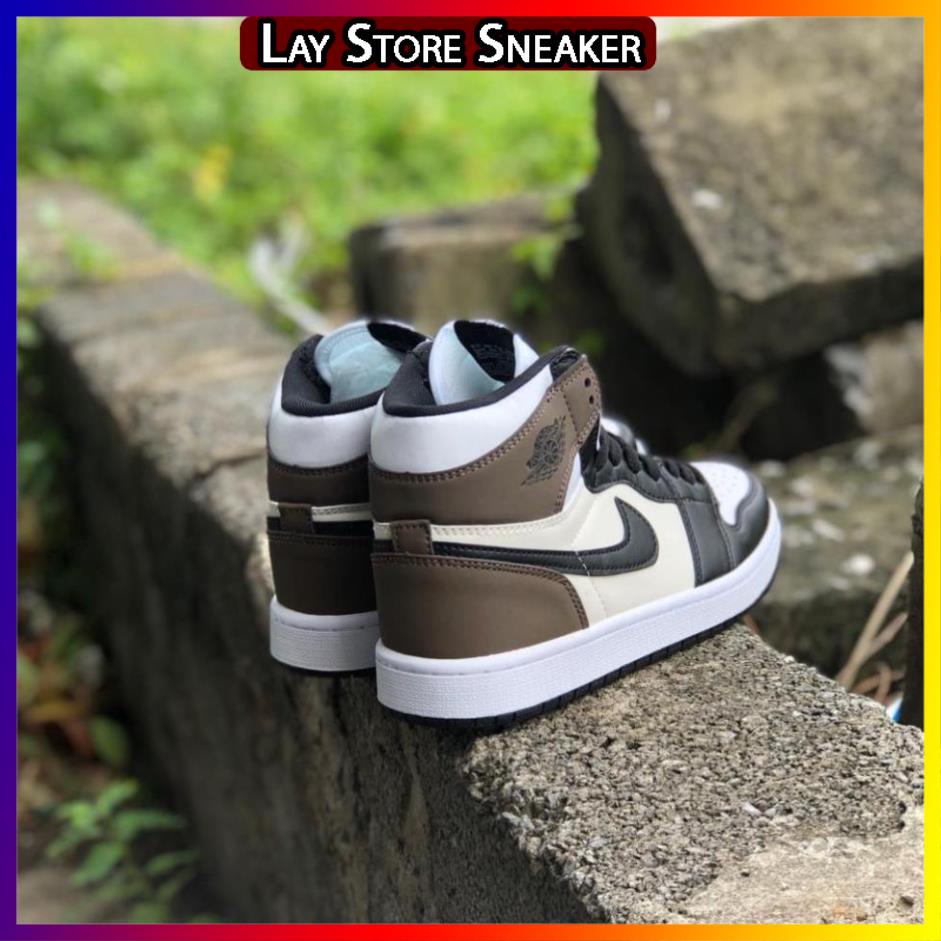 Giày thể thao Jordan cao đen trắng, Giày air Jodan 1 high panda cao nam nữ dễ phối đồ cực hot Full Box Bill -LAYST