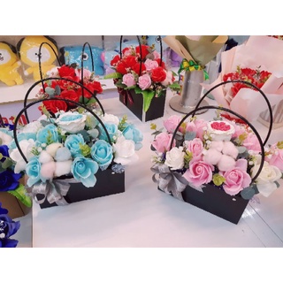 GIỎ HOA HỒNG SÁP CAO CẤP