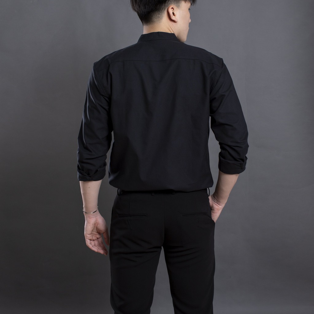 [Mã FAMALLT5 giảm 15% đơn 150K] Áo sơ mi nam dài tay cổ trụ LADOS - 8053 -VẢI OXFORD CỰC CHUẨN | BigBuy360 - bigbuy360.vn