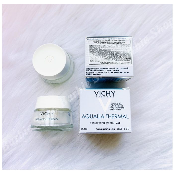 Gel Dưỡng Vichy Cấp Nước, Giữ Ẩm Cho Da Vichy Aqualia Thermal Rehydrating Cream Gel 15ml