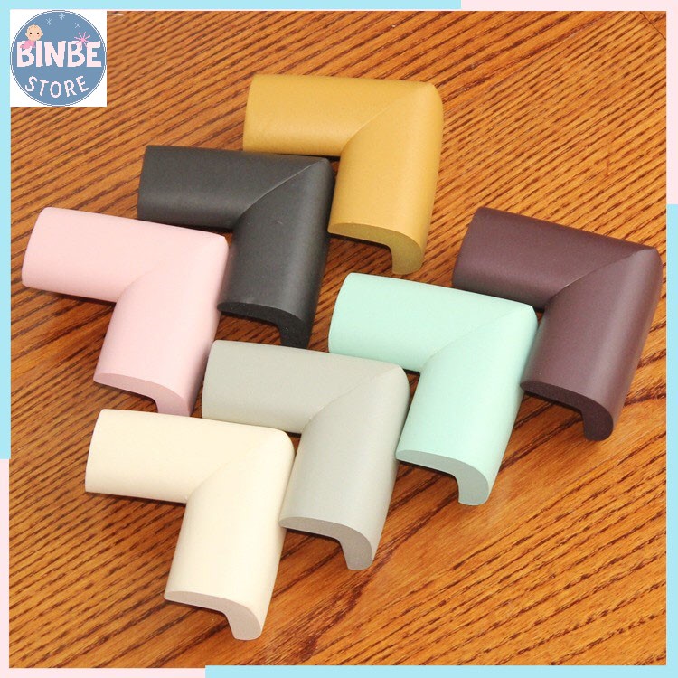 Bịt góc bàn bảo vệ cho bé kích thước 7.5*7.5*3.5cm chất liệu cao su xopps NBR an toàn cho bé