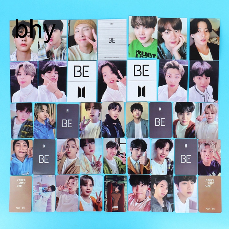 Bộ Sưu Tập Ảnh Thẻ Lomo In Hình Thành Viên Jimin V Jin Jungkook Nhóm BTS