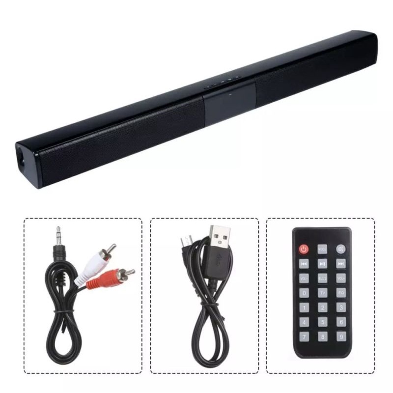 Loa Thanh Dài Siêu Trầm Bluetooth Gaming Soundbar Để Bàn BS-28B Dùng Cho Máy Vi Tính PC, Laptop, Tivi