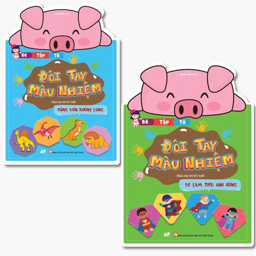 Sách - Combo 2 Cuốn Công Viên Khủng Long Và Bé Làm Siêu Anh Hùng - Đôi Tay Màu Nhiệm