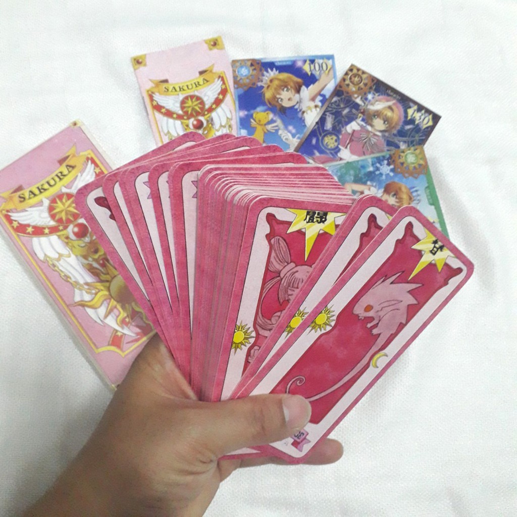 Thẻ Bài Clow Card  - SAKURA 56 lá bài   Kèm bài dịch Tiếng Việt