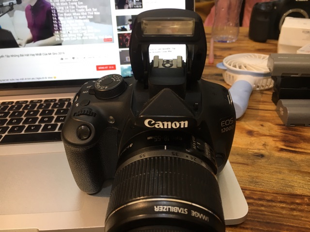 Máy ảnh canon 1200D kèm kit 18-55mm is ii full phụ kiện