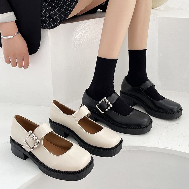 Giày Búp Bê Nữ Mũi Vuông Thời Trang Xinh Xắn