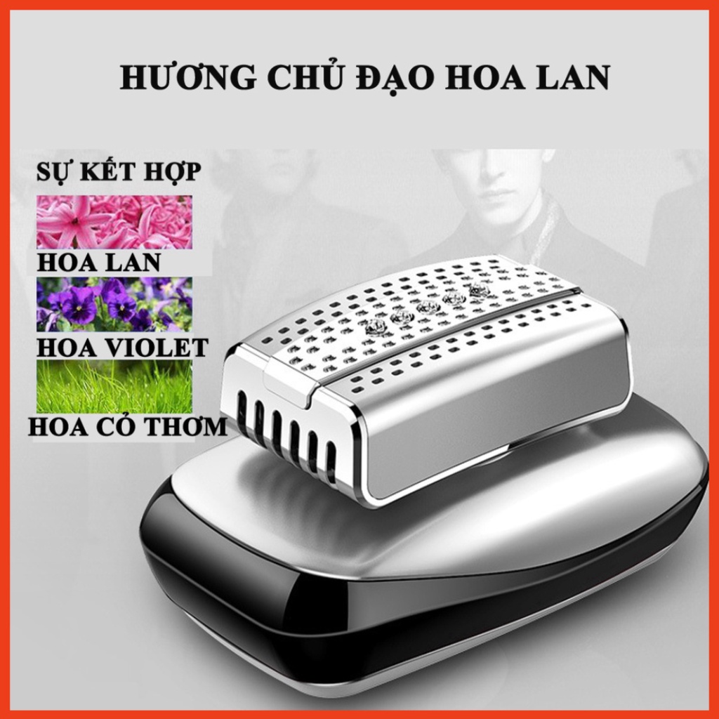 Nước hoa ô tô ĐÍNH ĐÁ chính hãng tinh dầu xe hơi cao cấp đặt taplo ô tô khử mùi chống say xe hoàn toàn từ thiên nhiên