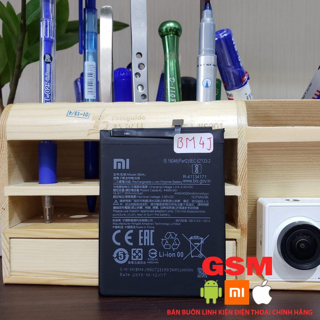 PIN XIAOMI  redmi note8 pro BM4J mới