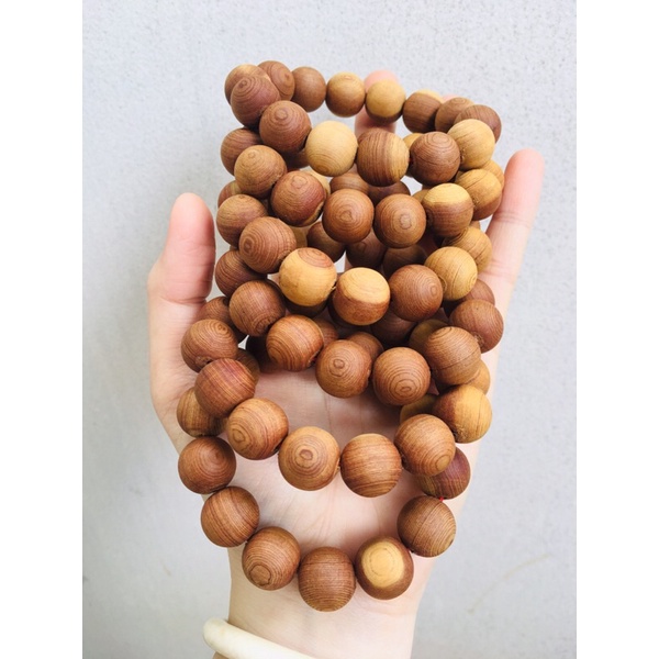 Vòng Tay Gỗ Ngọc Am Hà Giang Size Hạt 14li