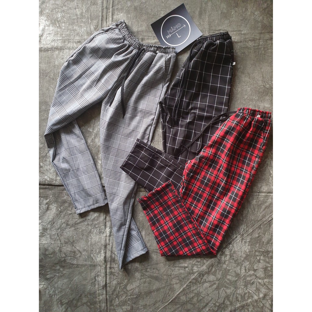 Quần Plaid Pants - quần sọc caro unisex hot trend