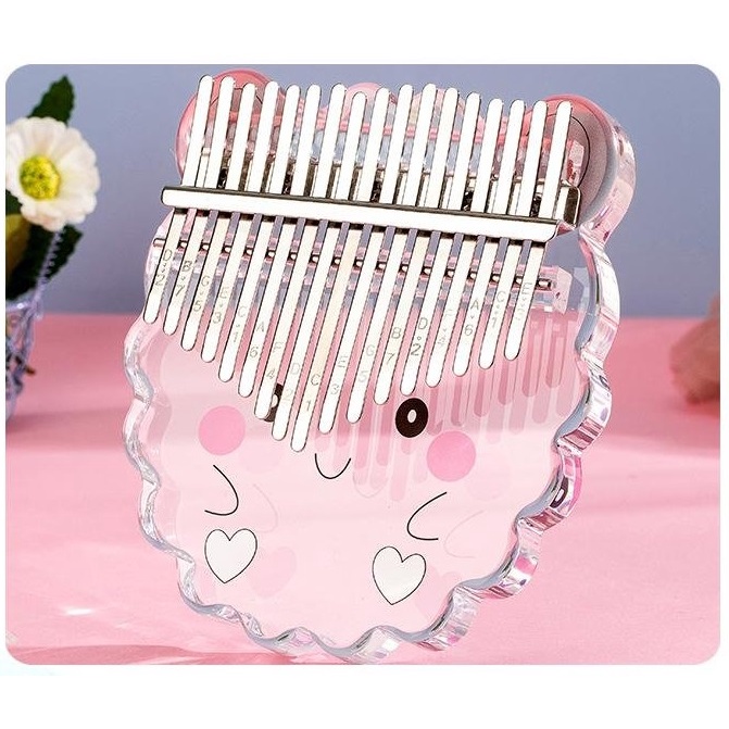 [BST Kalimba trong suốt ] Đàn kalimba trong suốt kalimba 17 phím trong suốt mẫu mới giá sốc tặng phụ kiện đầy đủ