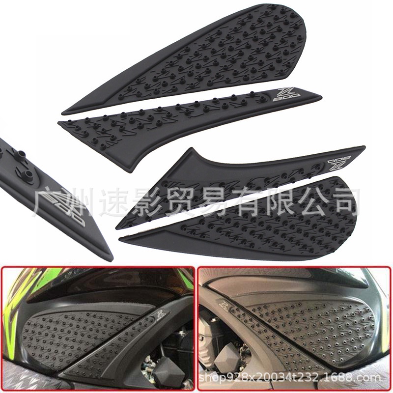 Miếng Dán Trang Trí Bình Nhiên Liệu Chống Trượt Cho Xe Mô Tô Kawasaki Z1000 Z800 Z900 Z650 Z250